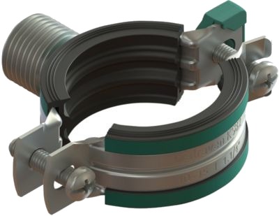Walravenm8/10/1/2""Ø176-180Mm - Elforzinket Ksb2 Triple Rørbøjle