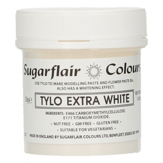 Sugarflair Tylo Ekstra Hvit 50g 
