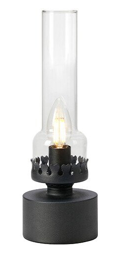 Markslöjd Kandella 1 Bordlampe Sandy Black/Clear Markslöjd Kandella 1 Bordlampe Sandy Black/Clear