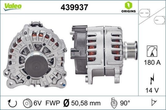 Dynamo VALEO 439937 Dynamo VALEO 439937