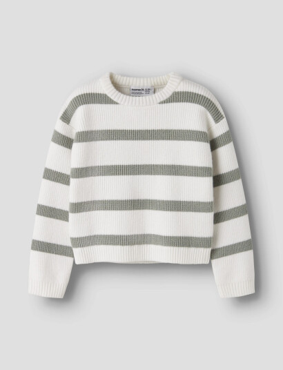 Name It Nmfvnilla Ls Sh Knit Green 110