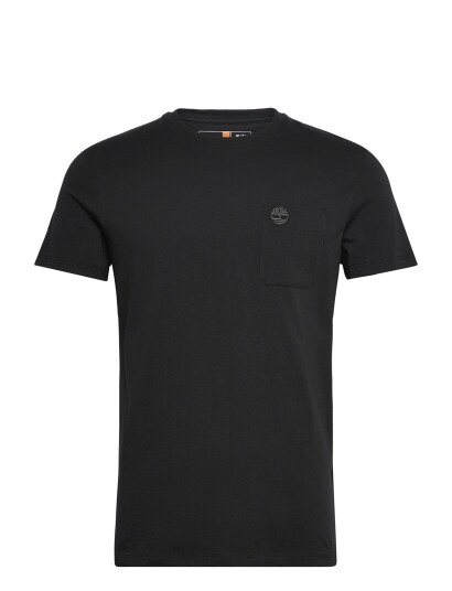 Timberland Dunstan River Chest Pocket Short Sleeve Tee Black/Pavement   Black   XL