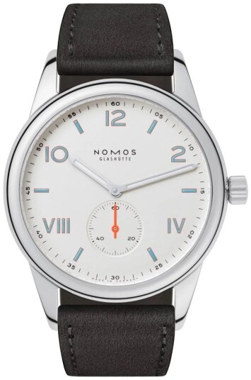 Nomos Glashütte Herreklokke N 737 Club Campus Hvit/Lær Ø38.5 mm Nomos Glashütte Herreklokke N 737 Club Campus Hvit/Lær Ø38.5 mm