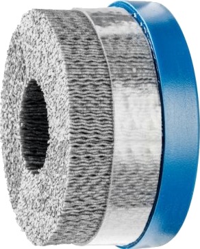 Pferd Composite Disc Brushes Crimped Composite, With Bridle, With Hole, 10 Cm, 1 Stykker