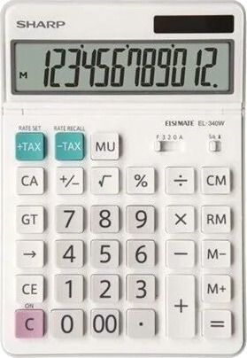Sharp EL-340W desktop calculator