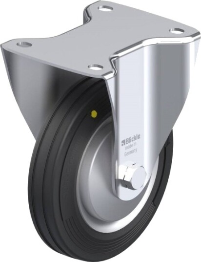 Blickle 737607 B-Ve 160R-El-Fa Fast Hjul Hjuldiameter 160 Mm, Bæreevne Maks. 135 Kg, 1 Stk