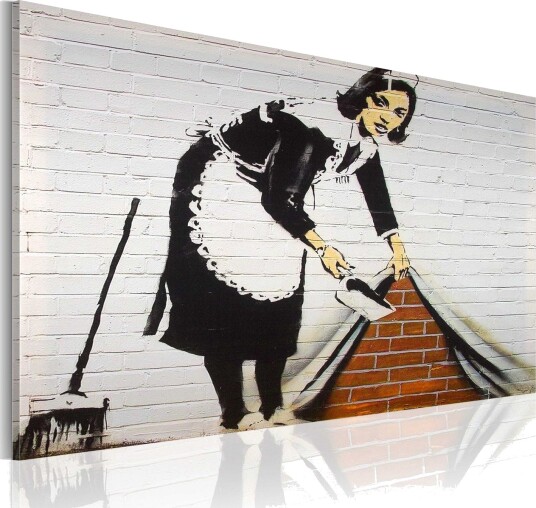 Bilde Rengjøring Lady Banksy 60x40 Artgeist sp. z o. o.