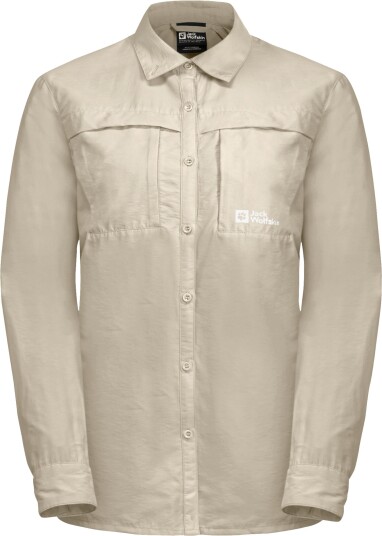 Jack Wolfskin Women's Barrier Longsleeve Shirt Stone XS