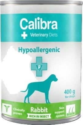 Calibra Veterinary Hypoallergenic Diets Dog Insect & Rabbit 400 G