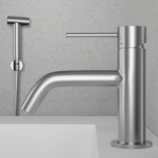 Inr Iconic Nordic Rooms Voyage Low Servantbatteri Med Handdusj Brushed Stainless