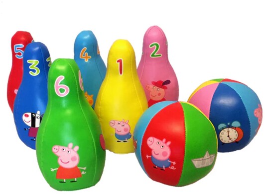 Peppa Gris Bowlingsett for Barn fra Barbo Toys