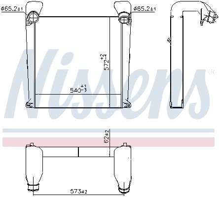 Intercooler NISSENS 961331