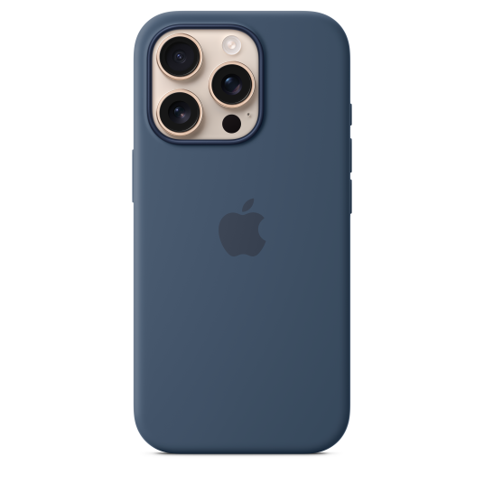Apple iPhone 16 Pro Silikondeksel MagSafe Denim Apple iPhone 16 Pro Silikondeksel MagSafe Denim