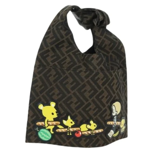 Fendi Vintage Dame Brun