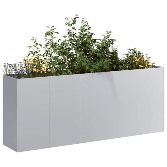vidaXL Plantekasse 200x40x80 cm galvanisert stål
