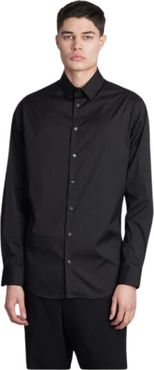 Emporio Armani Herre Skjorter Svart 7XL,