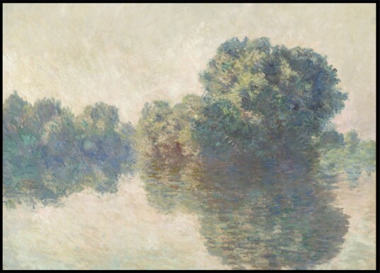 The Seine At Giverny 1897 Plakat / 50x70