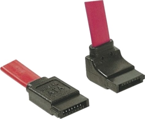 Tecline 314014, 0,5 M, Sata Iii, Sata 7-Pin, Sata 7-Pin, Hankjønn/Hankjønn, Rød