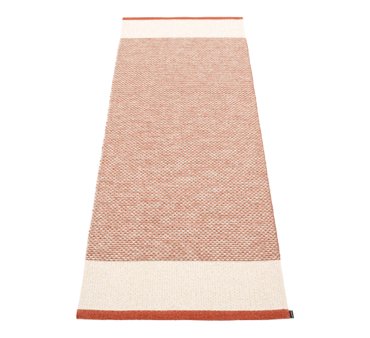 Pappelina Edit matte brick vanilje lin metallic 70x200 cm