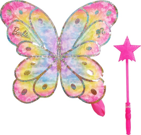 Barbie™ Alve Vinger & Trollstav for Barn - One size