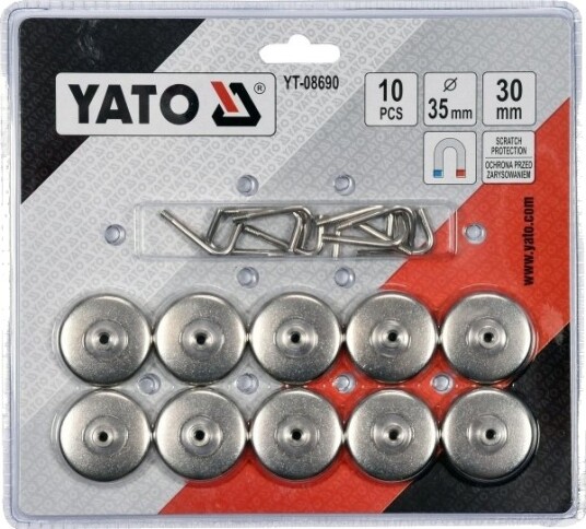 Yato Sett Med Magnetiske Hack 10 Deler