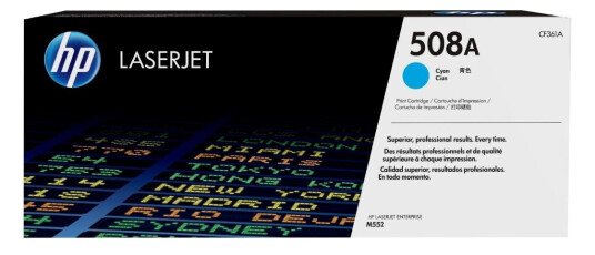 HP 508A / CF361A Cyan Toner - Laser toner Blå HP 508A / CF361A Cyan Toner - Laser toner Blå