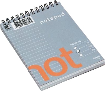 Bantex Not Notes Blokk A6 Linjert Hull