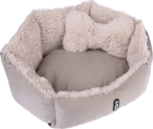Tiaki Fluffy Bone Hundeseng L 60 X B 50 X H 22 cm