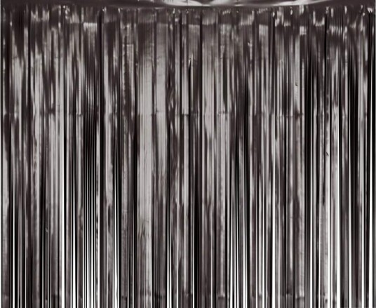 Godan Glittergardin Matt Sort 100 x 200 cm Godan Glittergardin Matt Sort 100 x 200 cm