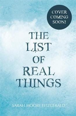 The List Of Real Things Av Sarah Moore Fitzgerald