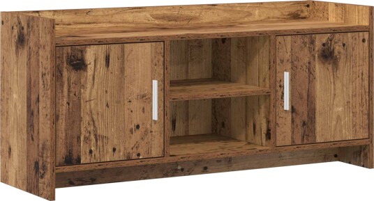  TV skap 102 x 33 x 47 cm Gammelt tre Konstruert tre