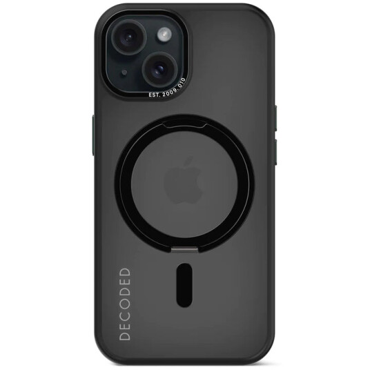Decoded MagSafe Loop Stand Mobildeksel iPhone 15 - Svart