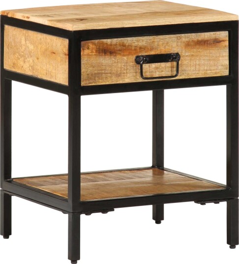 Nattbord 40x35x50 cm Solid Tre Ruff Mango Nattbord 40x35x50 cm Solid Tre Ruff Mango