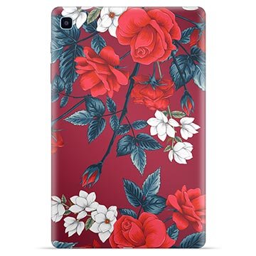 Samsung Galaxy Tab S6 Lite 2020/2022/2024 TPU-deksel Vintage Blomster
