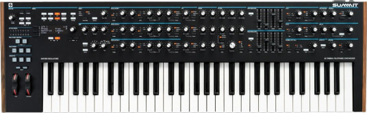 Novation Summit Two-Part 16-Voice 61-Key Polyphonic Synthesiser Novation Summit Two-Part 16-Voice 61-Key Polyphonic Synthesiser