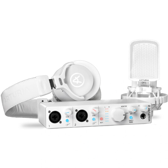 Arturia MiniFuse Recording Pack White Arturia MiniFuse Recording Pack White