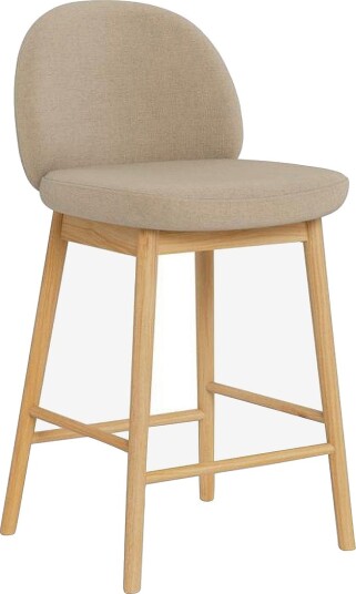 AC Design Furniture Sophia benkekrakk understell matt eik Nc lakkert med fotstøtte eske 2 stk Beige AC Design Furniture Sophia benkekrakk understell matt eik Nc lakkert med fotstøtte eske 2 stk Beige