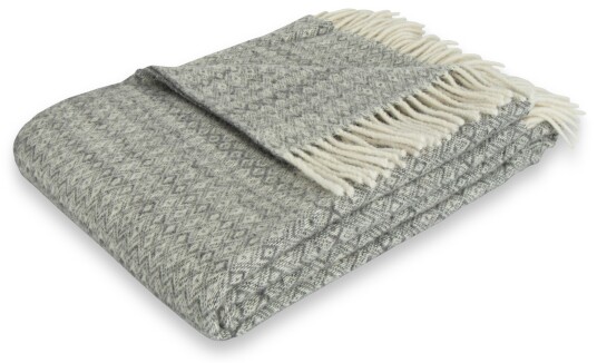 ByBorg Ullpledd - Mykt ullteppe - Nordic grey - 130x200 cm - By Borg ByBorg Ullpledd - Mykt ullteppe - Nordic grey - 130x200 cm - By Borg