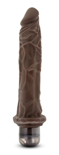 Dr. Skin Cock Vibe 8 Chocolate 25cm