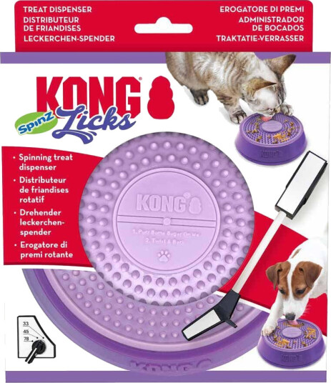Kong Licks Spinz S 15X15X4Cm Kong Licks Spinz S 15X15X4Cm