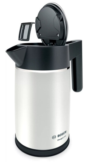 Bosch Designline Vannkoker 1,7 L 2400 W Sort Sølv med Vannivåindikator Bosch Designline Vannkoker 1,7 L 2400 W Sort Sølv med Vannivåindikator