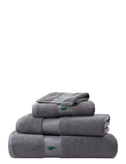 Ralph Lauren Home Poloplay Bath Towel - Grey - 70X140CM Ralph Lauren Home Poloplay Bath Towel - Grey - 70X140CM