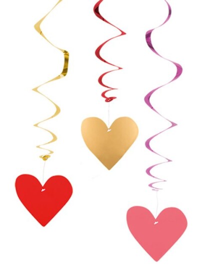 3 stk Hengende Dekorasjoner 85 cm Love You