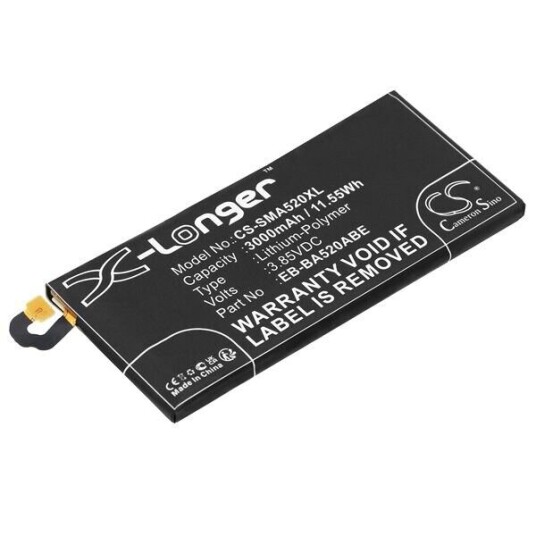 Samsung SM-A520L batteri (3000 mAh 3.85 V, Sort)