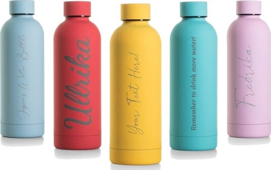 Termoflaske Personlig med Tekst 500 ml