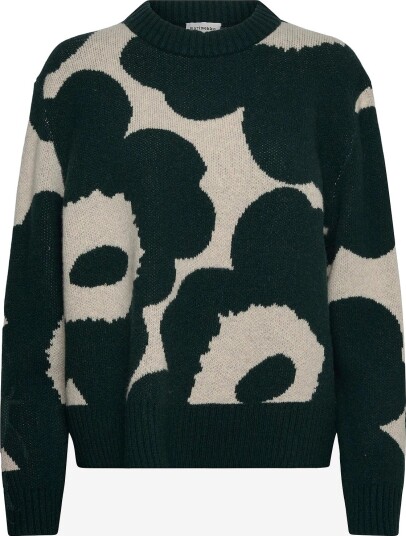 Marimekko Rws Virtaus Unikko DARK GREEN OFF WHITE M Marimekko Rws Virtaus Unikko DARK GREEN OFF WHITE M
