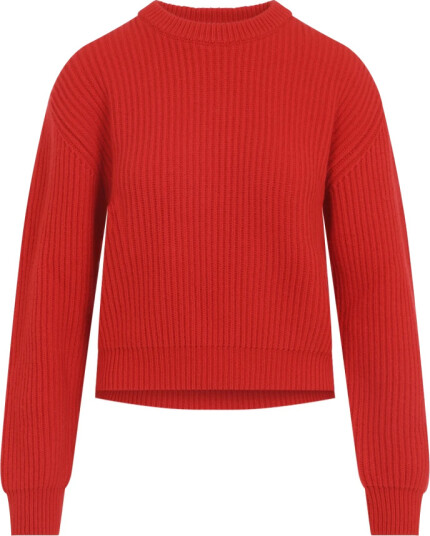 Jil Sander Dame Strikkevarer Rød L, Jil Sander Dame Strikkevarer Rød L,