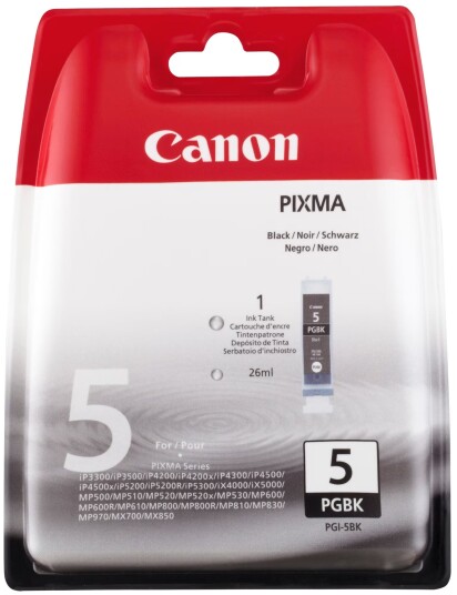 Canon blekkpatron PGI-5BK Sort