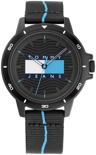 Tommy Hilfiger Herreklokke 1791999 Classic Sort/Tekstil Ø42 mm Tommy Hilfiger Herreklokke 1791999 Classic Sort/Tekstil Ø42 mm