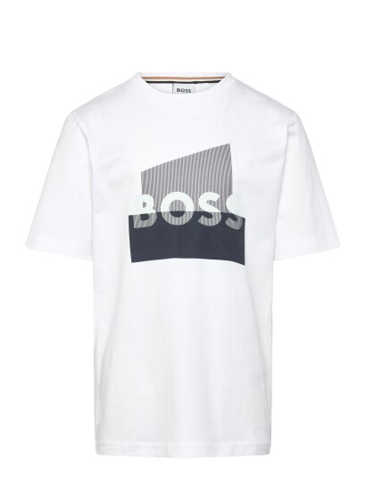 BOSS Short Sleeves Tee Shirt White 114